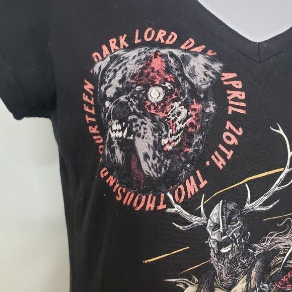 Three Floyds Brewing Co Dark Lord Day 2014 Festival Concert T Shirt Size Medium - Picture 3 of 13